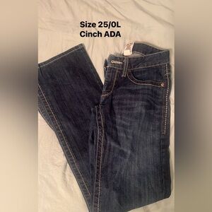 Never worn Blue Cinch ADA Jeans